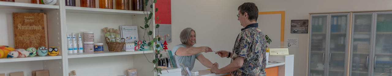 Empfang in der Gesundheitspraxis S.Waldvogel GmbH